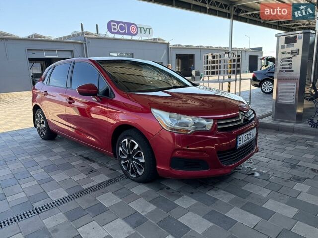 Красный Ситроен С4, объемом двигателя 1.6 л и пробегом 107 тыс. км за 7500 $, фото 1 на Automoto.ua