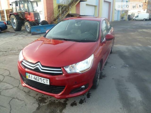 Красный Ситроен С4, объемом двигателя 1.6 л и пробегом 160 тыс. км за 7500 $, фото 1 на Automoto.ua