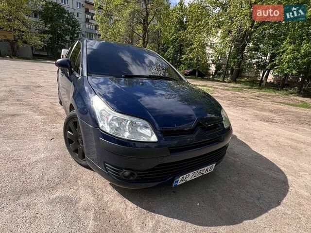 Синий Ситроен С4, объемом двигателя 1.6 л и пробегом 180 тыс. км за 5000 $, фото 1 на Automoto.ua