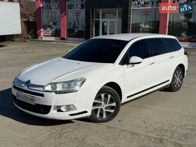 Белый Ситроен С5, объемом двигателя 1.6 л и пробегом 283 тыс. км за 5800 $, фото 1 на Automoto.ua
