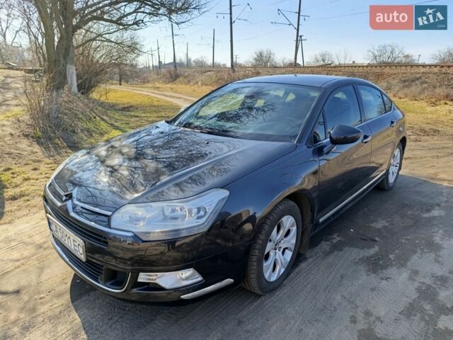Черный Ситроен С5, объемом двигателя 1.6 л и пробегом 192 тыс. км за 7700 $, фото 1 на Automoto.ua