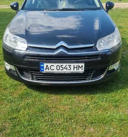 Черный Ситроен С5, объемом двигателя 1.56 л и пробегом 225 тыс. км за 7500 $, фото 1 на Automoto.ua