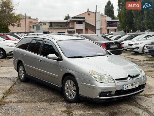 Сірий Сітроен С5, об'ємом двигуна 2 л та пробігом 313 тис. км за 4800 $, фото 1 на Automoto.ua