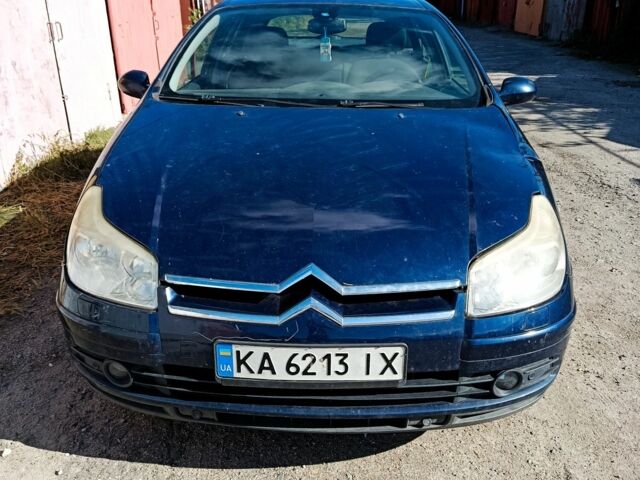 Синий Ситроен С5, объемом двигателя 2 л и пробегом 376 тыс. км за 1600 $, фото 1 на Automoto.ua