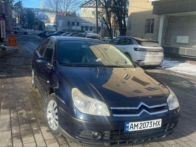 Синий Ситроен С5, объемом двигателя 2 л и пробегом 255 тыс. км за 4140 $, фото 1 на Automoto.ua