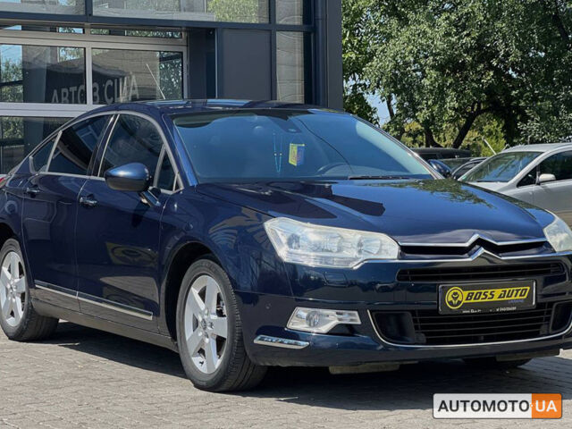 Синий Ситроен С5, объемом двигателя 2 л и пробегом 250 тыс. км за 7700 $, фото 1 на Automoto.ua