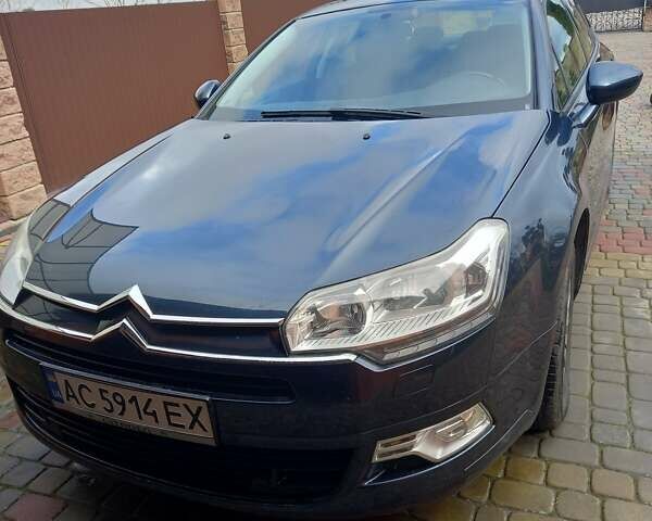 Синий Ситроен С5, объемом двигателя 1.6 л и пробегом 152 тыс. км за 8500 $, фото 1 на Automoto.ua
