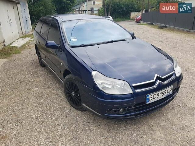 Синий Ситроен С5, объемом двигателя 1.6 л и пробегом 290 тыс. км за 3750 $, фото 1 на Automoto.ua