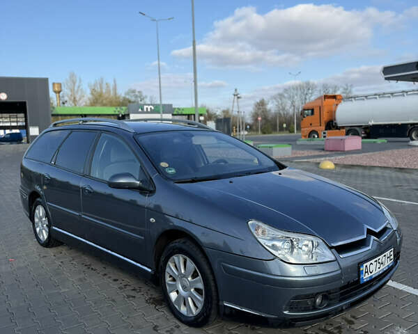 Синий Ситроен С5, объемом двигателя 2 л и пробегом 252 тыс. км за 5299 $, фото 1 на Automoto.ua