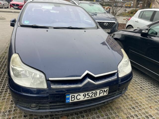 Синій Сітроен С5, об'ємом двигуна 2 л та пробігом 321 тис. км за 2550 $, фото 1 на Automoto.ua