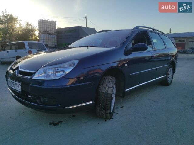 Синій Сітроен С5, об'ємом двигуна 2 л та пробігом 156 тис. км за 6200 $, фото 1 на Automoto.ua