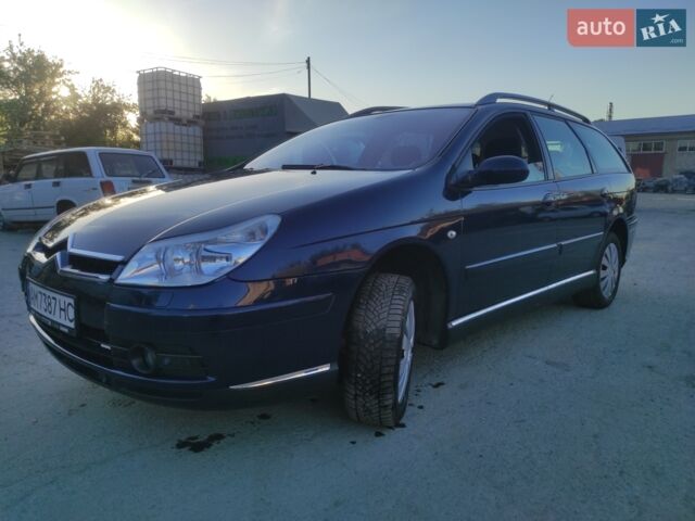 Синій Сітроен С5, об'ємом двигуна 2 л та пробігом 150 тис. км за 6200 $, фото 1 на Automoto.ua
