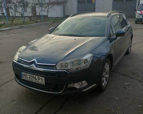Синий Ситроен С5, объемом двигателя 1.6 л и пробегом 214 тыс. км за 7000 $, фото 1 на Automoto.ua