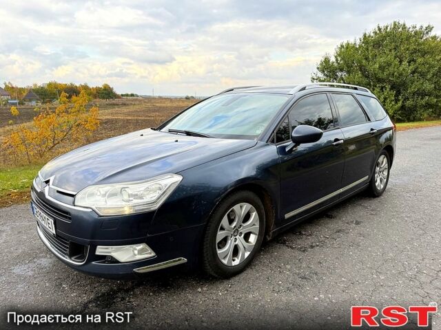 Синий Ситроен С5, объемом двигателя 2 л и пробегом 245 тыс. км за 5900 $, фото 1 на Automoto.ua
