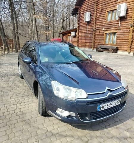 Синий Ситроен С5, объемом двигателя 1.6 л и пробегом 337 тыс. км за 6000 $, фото 1 на Automoto.ua