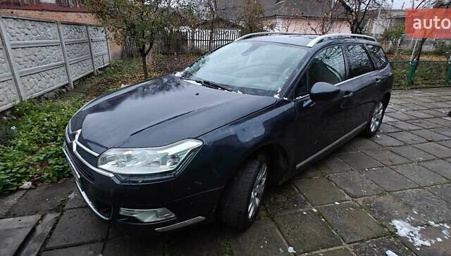 Синий Ситроен С5, объемом двигателя 1.6 л и пробегом 253 тыс. км за 4999 $, фото 1 на Automoto.ua