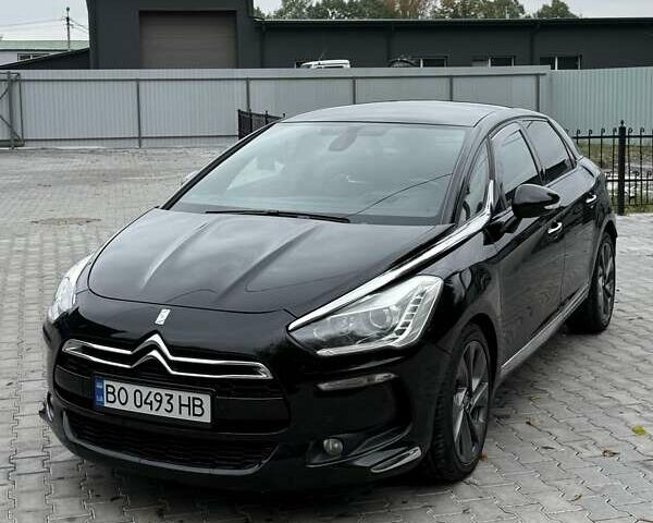 Чорний Сітроен ДС5, об'ємом двигуна 2 л та пробігом 209 тис. км за 11950 $, фото 1 на Automoto.ua