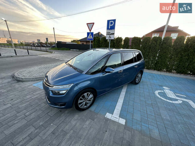 Синий Ситроен Гранд С4 Пикассо, объемом двигателя 1.6 л и пробегом 182 тыс. км за 10500 $, фото 1 на Automoto.ua