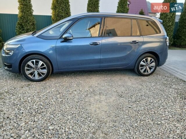 Синий Ситроен Гранд С4 Пикассо, объемом двигателя 1.6 л и пробегом 230 тыс. км за 10800 $, фото 1 на Automoto.ua