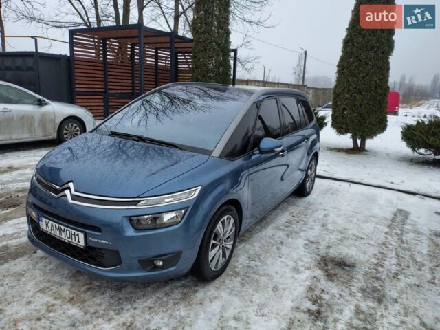 Синий Ситроен Гранд С4 Пикассо, объемом двигателя 1.56 л и пробегом 205 тыс. км за 12900 $, фото 1 на Automoto.ua