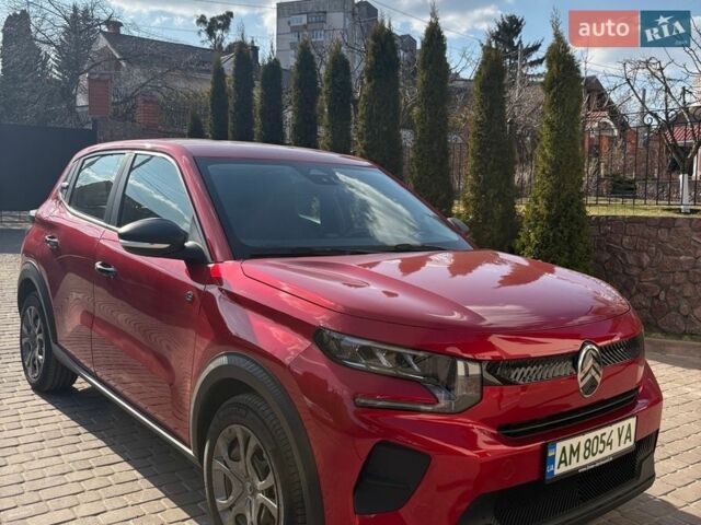 Красный Ситроен e-C3, объемом двигателя 0 л и пробегом 4 тыс. км за 16400 $, фото 1 на Automoto.ua