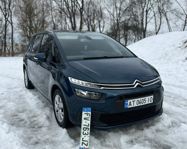 Синий Ситроен Grand C4 SpaceToure, объемом двигателя 1.5 л и пробегом 182 тыс. км за 16400 $, фото 1 на Automoto.ua