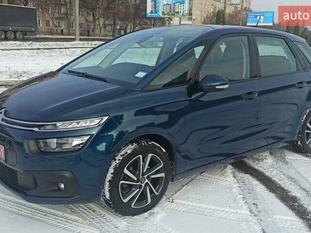 Синий Ситроен Grand C4 SpaceToure, объемом двигателя 1.5 л и пробегом 182 тыс. км за 16300 $, фото 1 на Automoto.ua