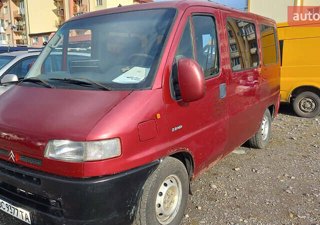 Красный Ситроен Jumper, объемом двигателя 2.8 л и пробегом 320 тыс. км за 3100 $, фото 1 на Automoto.ua