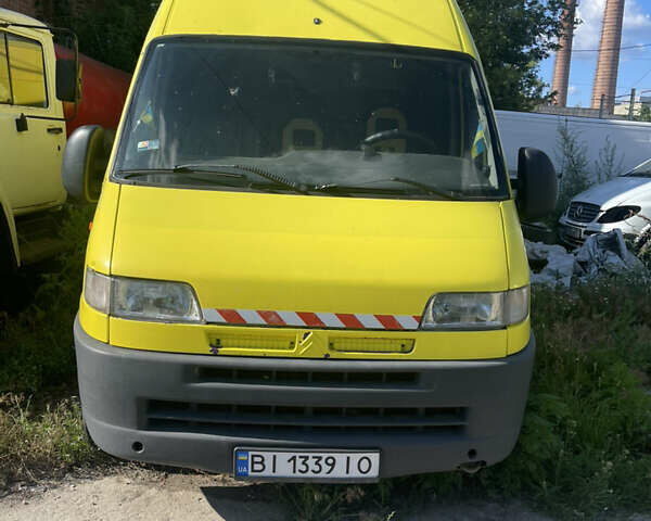 Желтый Ситроен Jumper, объемом двигателя 2.8 л и пробегом 290 тыс. км за 4300 $, фото 1 на Automoto.ua