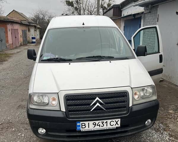 Белый Ситроен Jumpy, объемом двигателя 1.9 л и пробегом 196 тыс. км за 4550 $, фото 1 на Automoto.ua