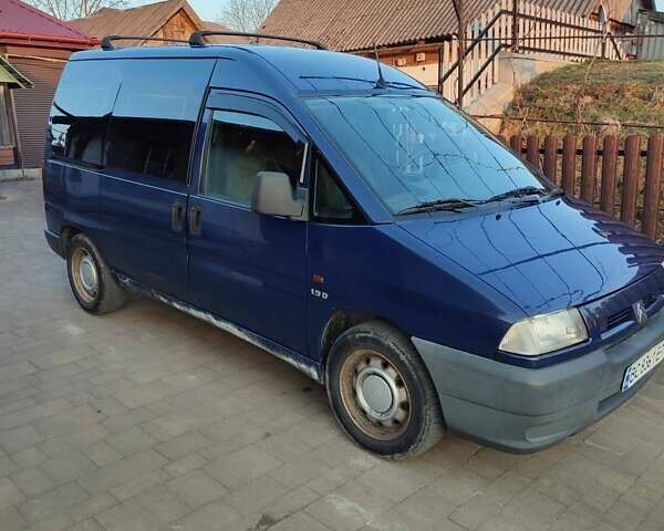 Синий Ситроен Jumpy, объемом двигателя 1.9 л и пробегом 329 тыс. км за 3200 $, фото 1 на Automoto.ua