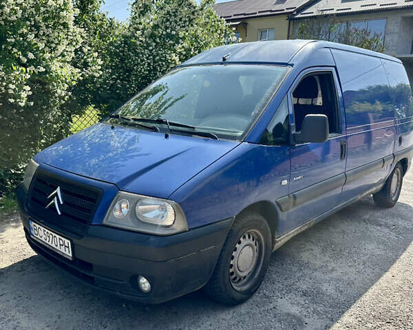 Синий Ситроен Jumpy, объемом двигателя 2 л и пробегом 470 тыс. км за 3100 $, фото 1 на Automoto.ua