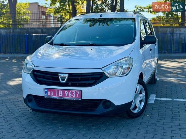 Білий Дачія Лоджі, об'ємом двигуна 1.6 л та пробігом 163 тис. км за 8299 $, фото 1 на Automoto.ua