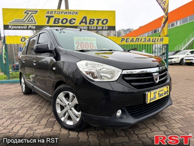 Черный Дачия Лоджи, объемом двигателя 1.5 л и пробегом 305 тыс. км за 8350 $, фото 1 на Automoto.ua