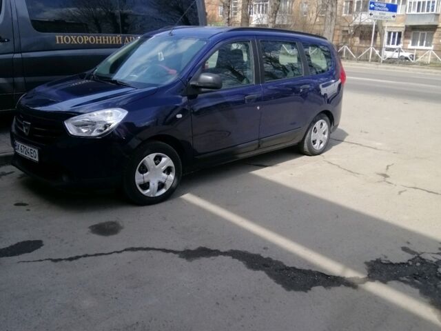 Синий Дачия Лоджи, объемом двигателя 1.2 л и пробегом 128 тыс. км за 7800 $, фото 1 на Automoto.ua