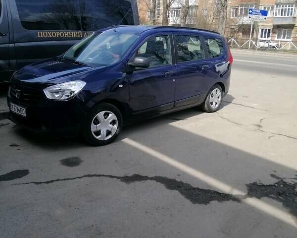 Синий Дачия Лоджи, объемом двигателя 1.2 л и пробегом 128 тыс. км за 7800 $, фото 1 на Automoto.ua