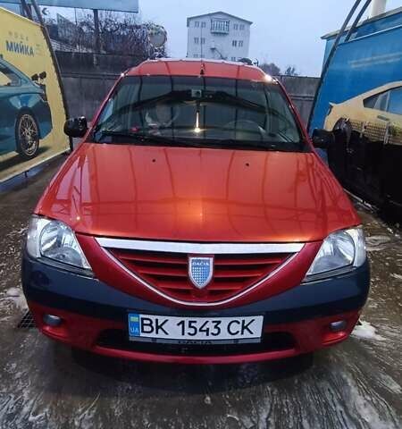 Красный Дачия Логан МСВ, объемом двигателя 1.6 л и пробегом 254 тыс. км за 4100 $, фото 1 на Automoto.ua