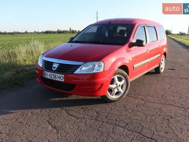 Червоний Дачія Логан МСВ, об'ємом двигуна 1.39 л та пробігом 260 тис. км за 5200 $, фото 1 на Automoto.ua
