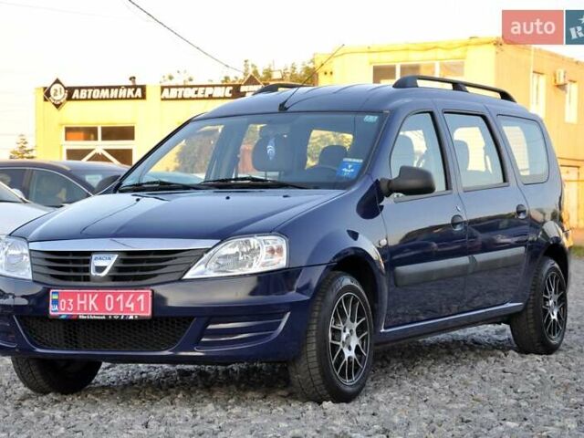 Синий Дачия Логан МСВ, объемом двигателя 1.6 л и пробегом 234 тыс. км за 5500 $, фото 1 на Automoto.ua
