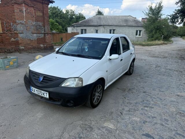 Белый Дачия Логан, объемом двигателя 1.4 л и пробегом 200 тыс. км за 1550 $, фото 1 на Automoto.ua