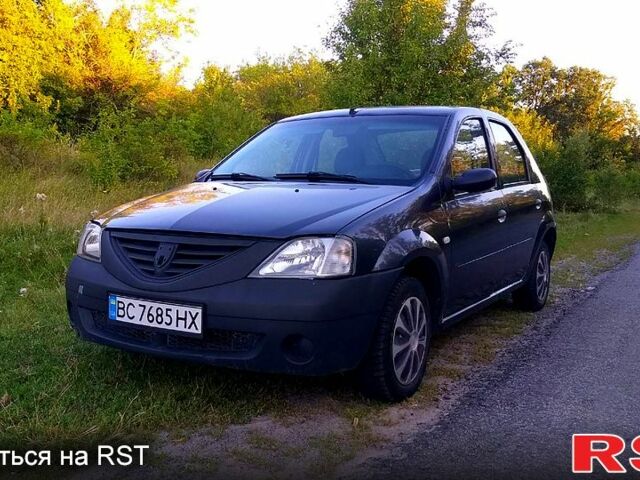 Черный Дачия Логан, объемом двигателя 1.4 л и пробегом 200 тыс. км за 2900 $, фото 1 на Automoto.ua