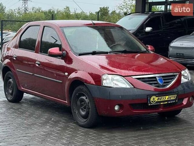 Красный Дачия Логан, объемом двигателя 1.39 л и пробегом 153 тыс. км за 4600 $, фото 1 на Automoto.ua