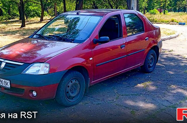 Красный Дачия Логан, объемом двигателя 1.6 л и пробегом 108 тыс. км за 3300 $, фото 1 на Automoto.ua