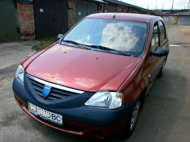 Красный Дачия Логан, объемом двигателя 1.4 л и пробегом 114 тыс. км за 1800 $, фото 1 на Automoto.ua