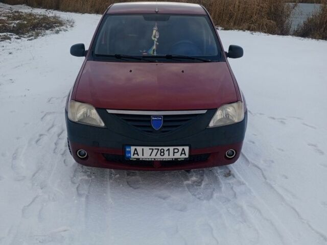 Червоний Дачія Logan, об'ємом двигуна 1.6 л та пробігом 196 тис. км за 2700 $, фото 1 на Automoto.ua