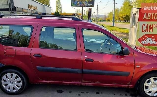 Красный Дачия Логан, объемом двигателя 1.6 л и пробегом 247 тыс. км за 4000 $, фото 1 на Automoto.ua