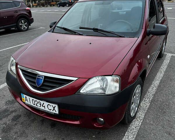 Красный Дачия Логан, объемом двигателя 1.4 л и пробегом 214 тыс. км за 3250 $, фото 1 на Automoto.ua