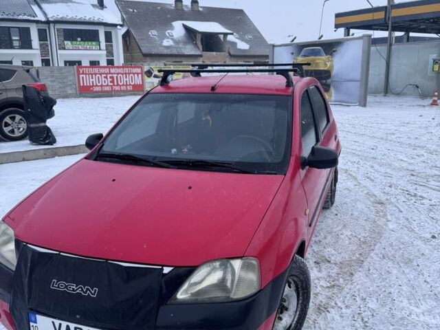 Красный Дачия Логан, объемом двигателя 1.4 л и пробегом 377 тыс. км за 3700 $, фото 1 на Automoto.ua