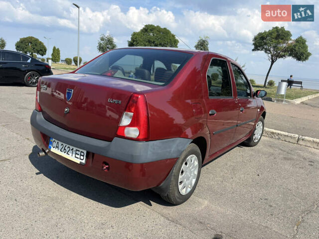 Красный Дачия Логан, объемом двигателя 1.39 л и пробегом 127 тыс. км за 5000 $, фото 1 на Automoto.ua