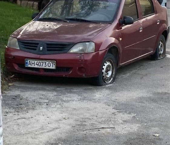 Красный Дачия Логан, объемом двигателя 1.4 л и пробегом 600 тыс. км за 1004 $, фото 1 на Automoto.ua